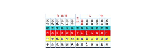 五行 屬性查詢|五行屬性查詢表（五臟、人體、婚配五行屬性對照表）